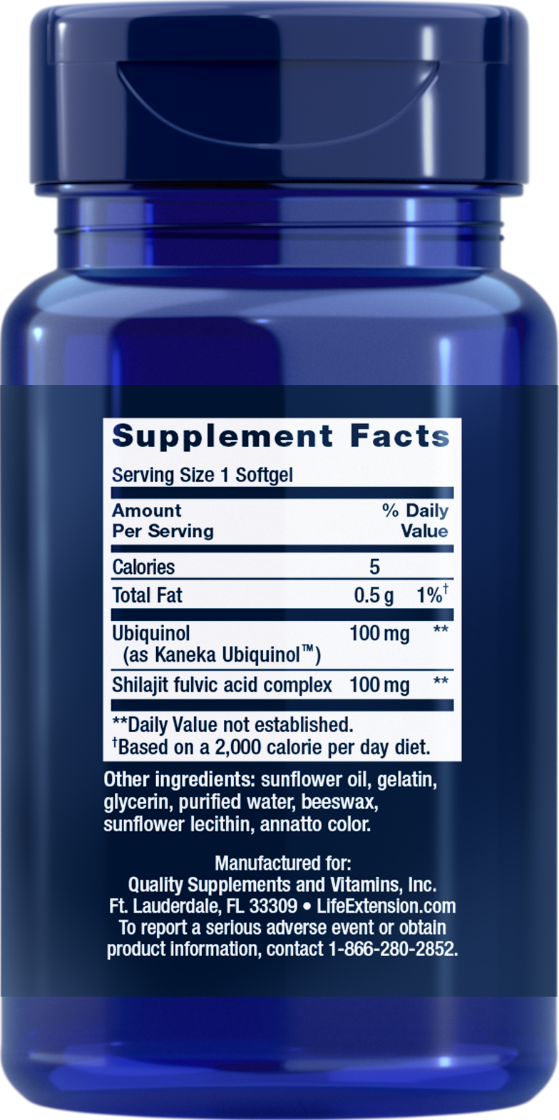 Super Ubiquinol CoQ10 with Enhanced Mitochondrial Support