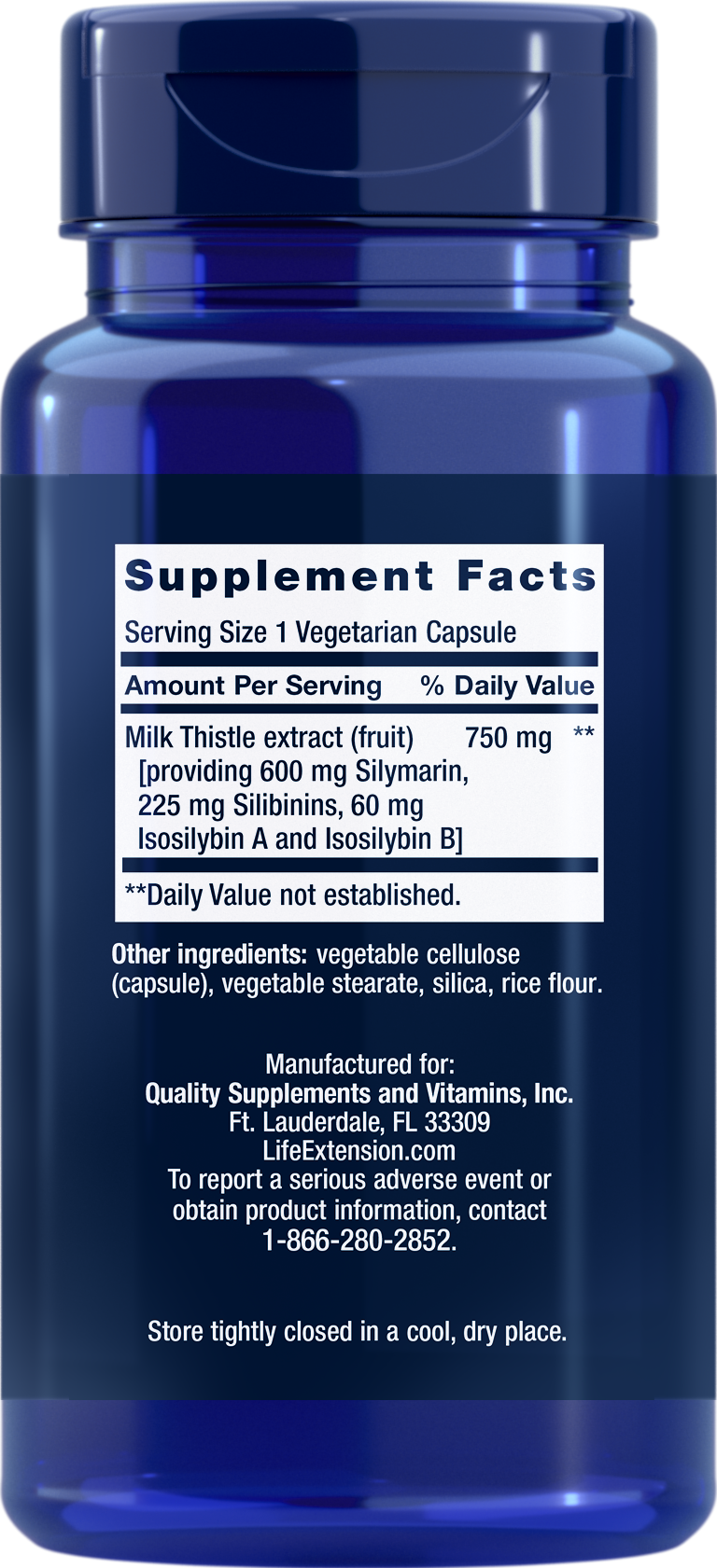 Milk Thistle (Silymarin Silibinins Isosilybin A & B)
