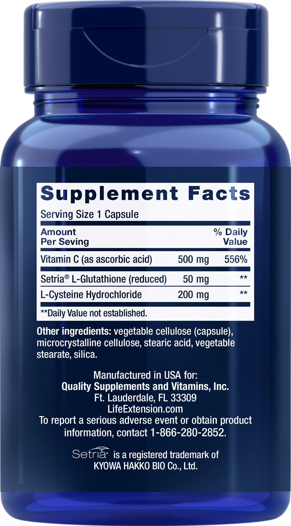 Glutathione, Cysteine & C