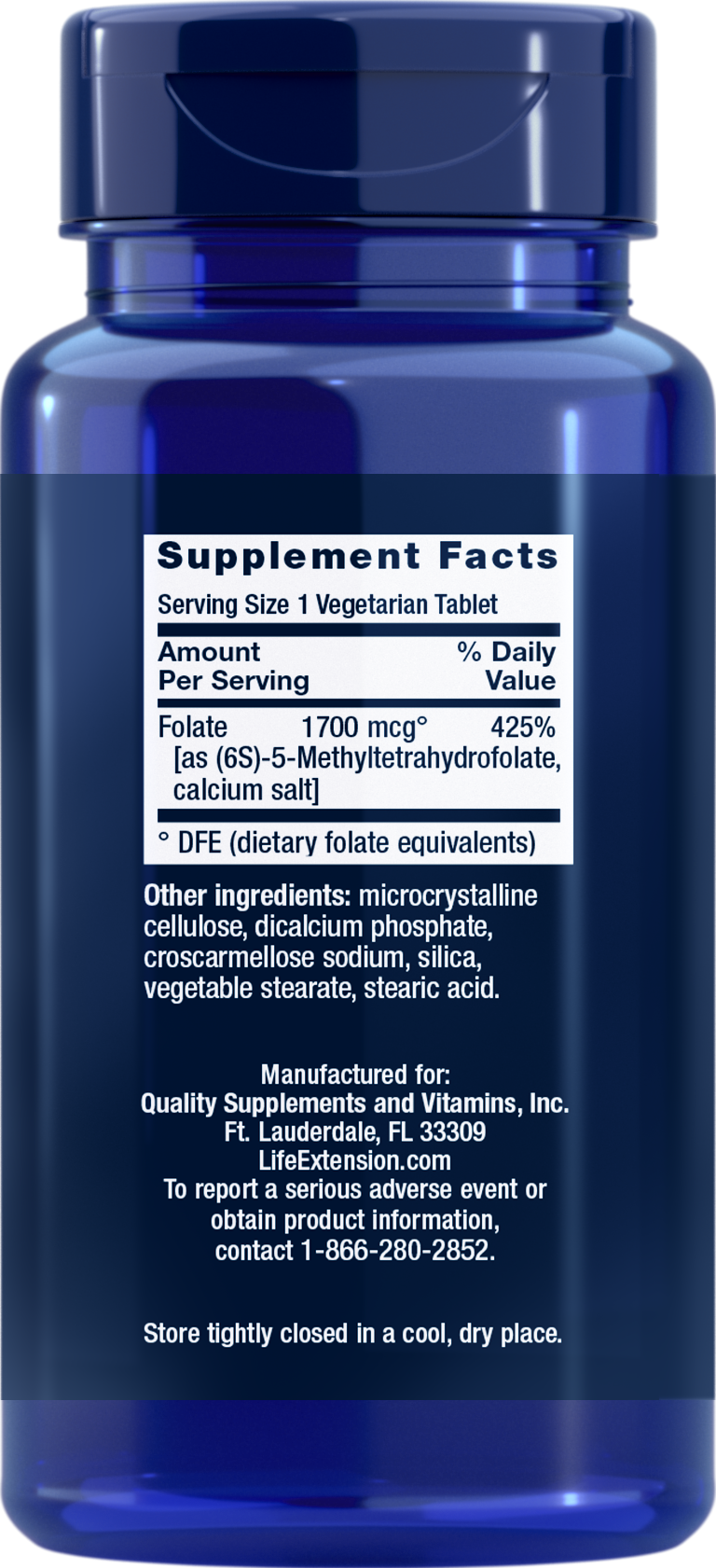 Optimized Folate 1700 mcg DFE