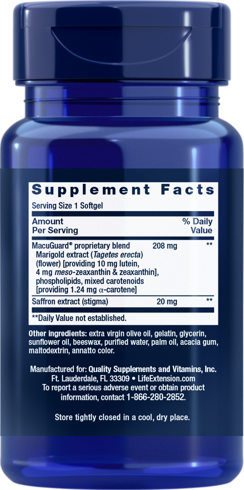 MacuGuard® Ocular Support with Saffron