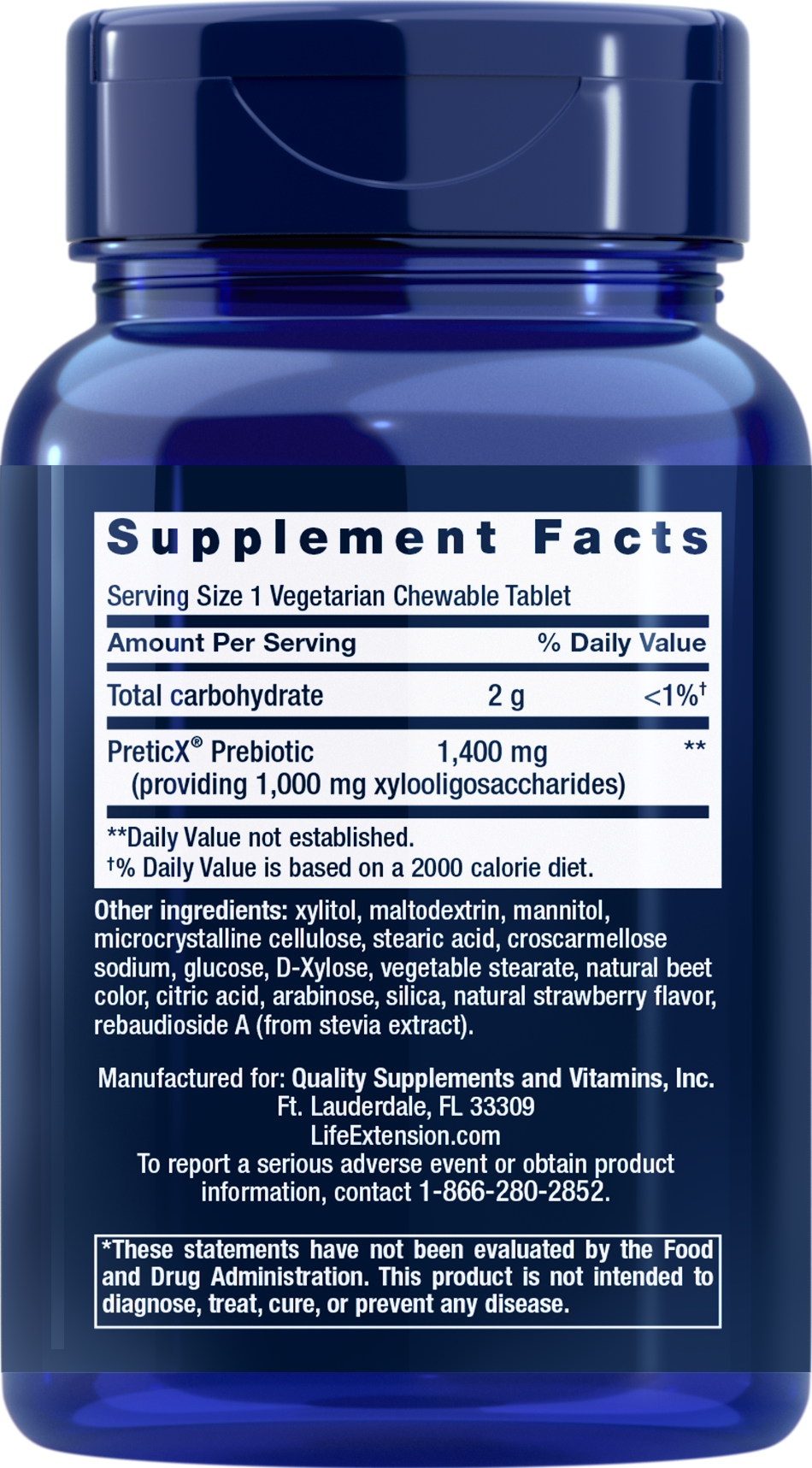 FLORASSIST® Prebiotic Chewable (Strawberry)