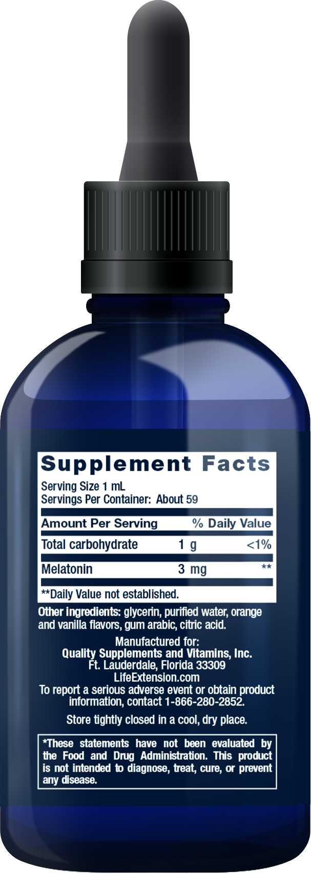 Fast-Acting Liquid Melatonin (Citrus-Vanilla)