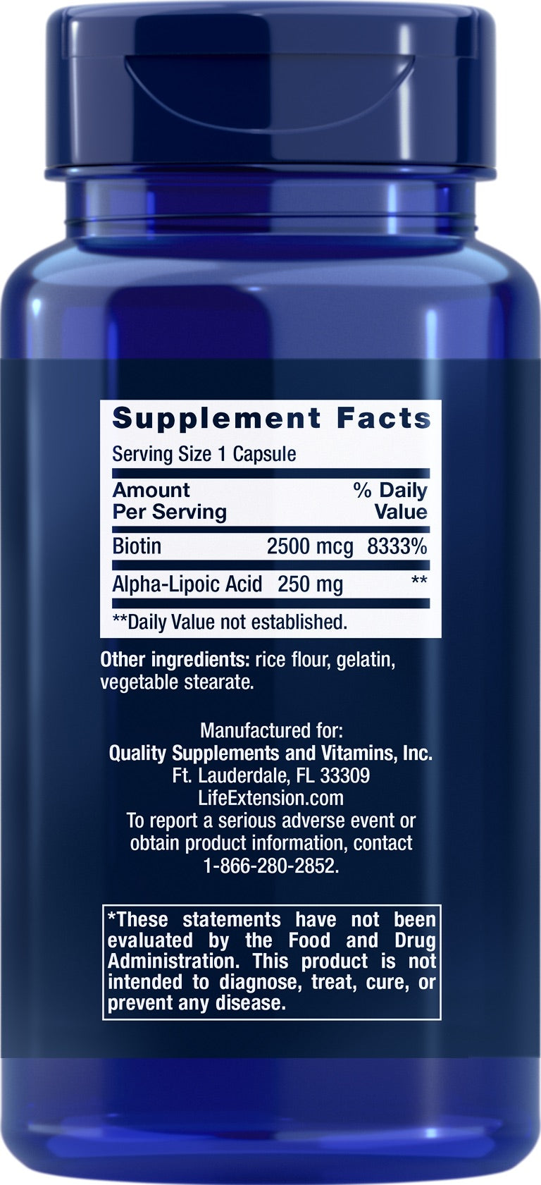 Alpha-Lipoic Acid with Biotin