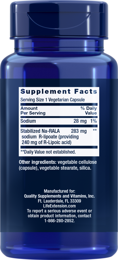 Super R-Lipoic Acid 240 mg