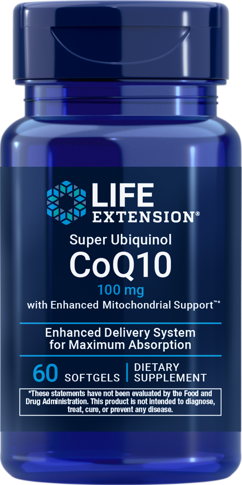 Super Ubiquinol CoQ10 with Enhanced Mitochondrial Support