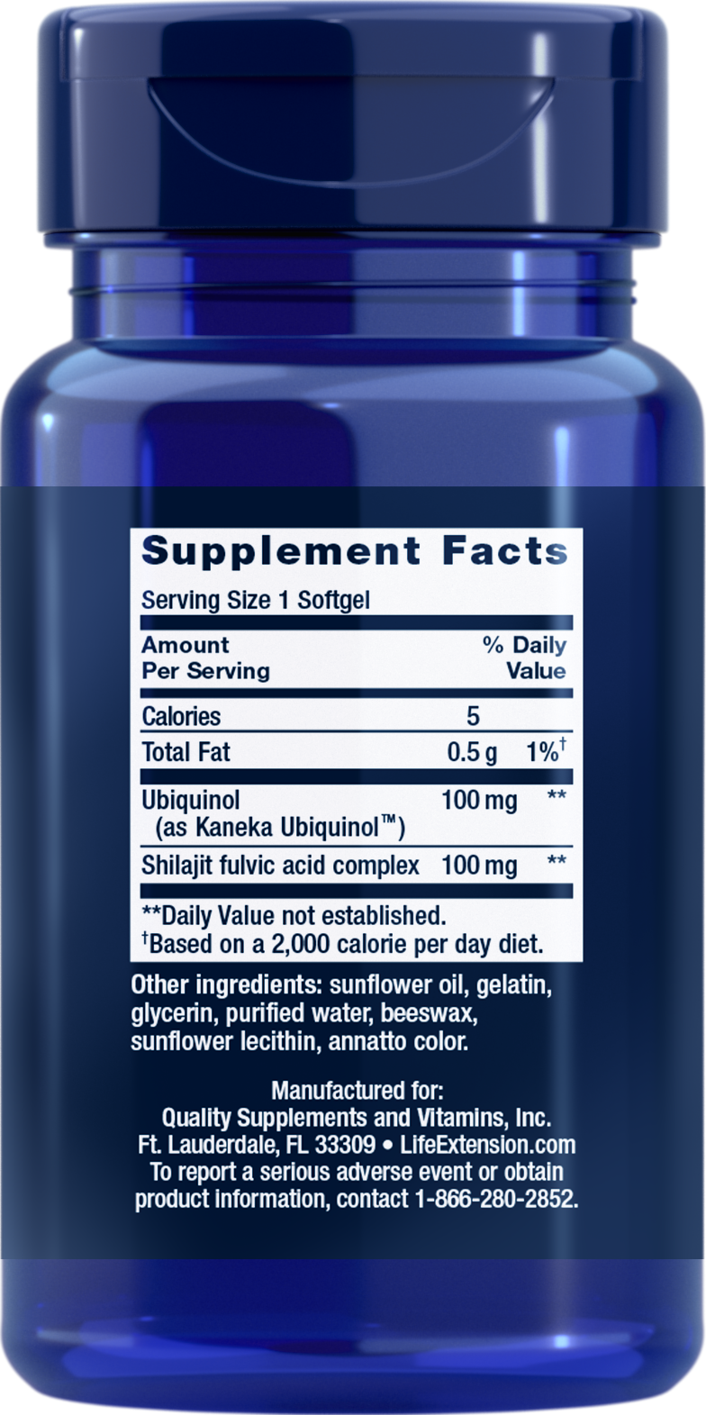 Super Ubiquinol CoQ10 with Enhanced Mitochondrial Support