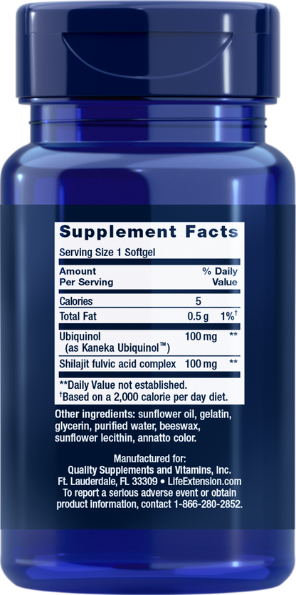 Super Ubiquinol CoQ10 with Enhanced Mitochondrial Support