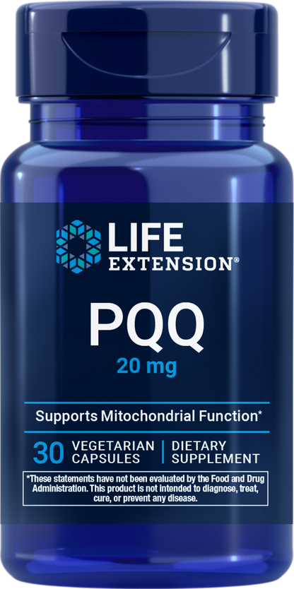 PQQ Pyrroloquinoline Quinone 20 mg