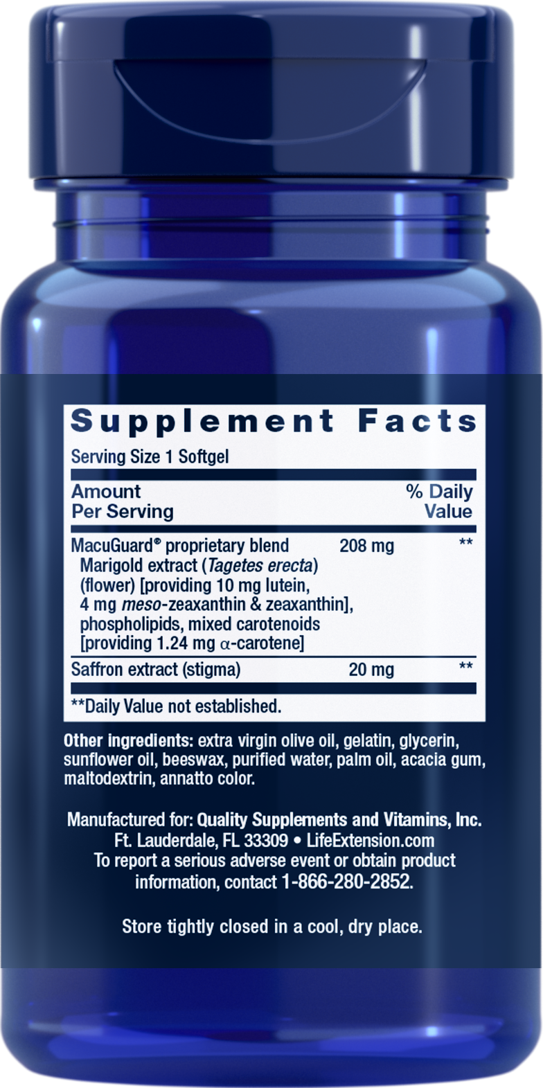 MacuGuard® Ocular Support with Saffron