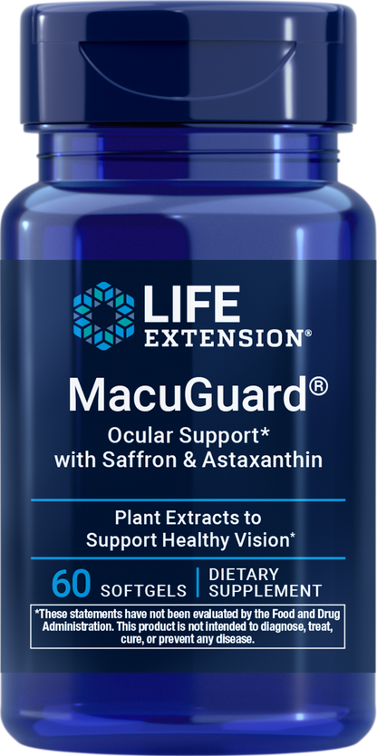 MacuGuard® Ocular Support with Saffron & Astaxanthin