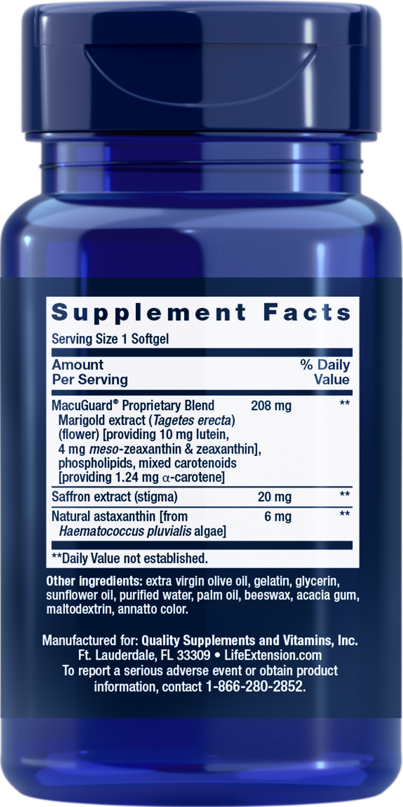 MacuGuard® Ocular Support with Saffron & Astaxanthin