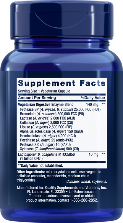 Enhanced Super Digestive Enzymes And Probiotics