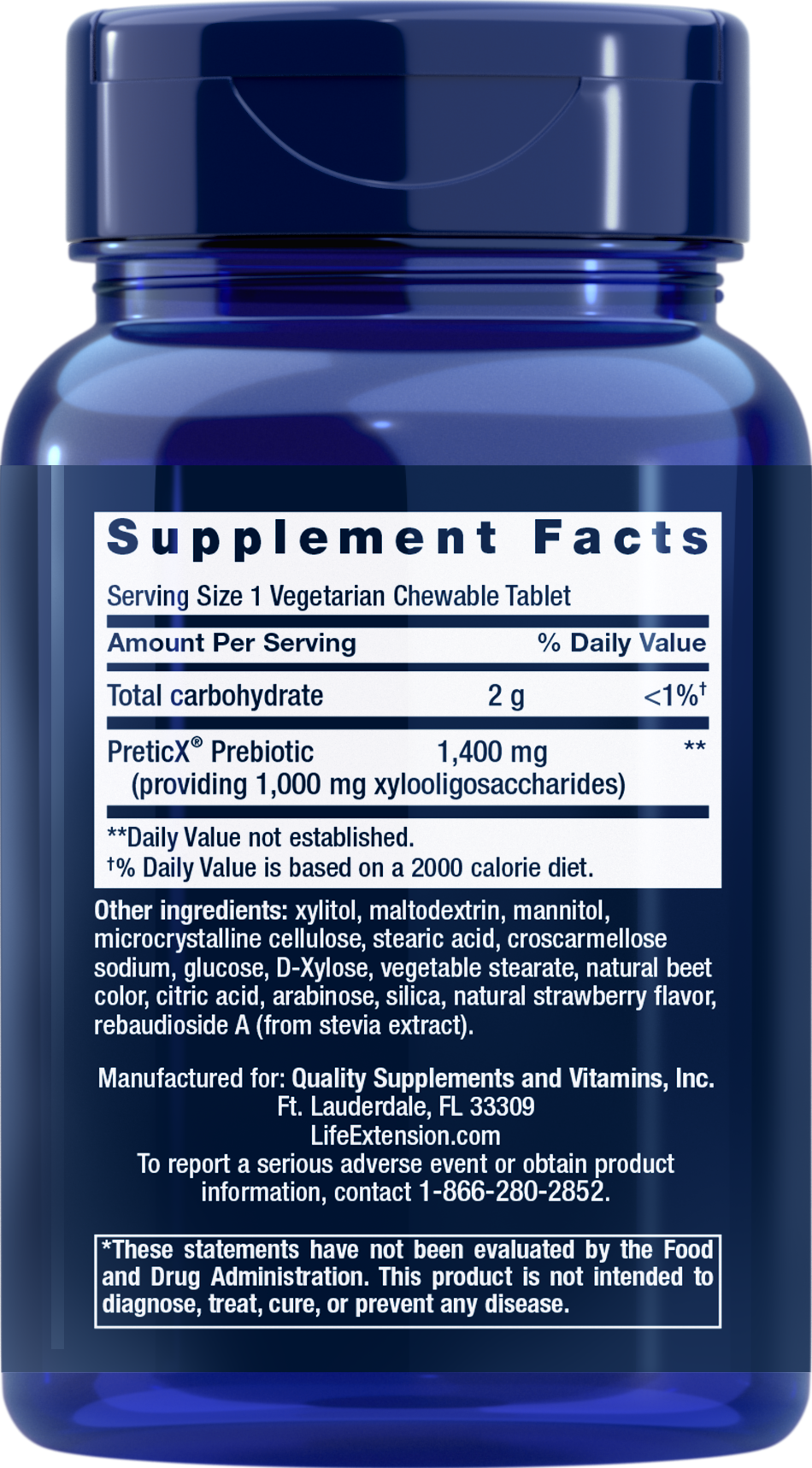 FLORASSIST® Prebiotic Chewable (Strawberry)