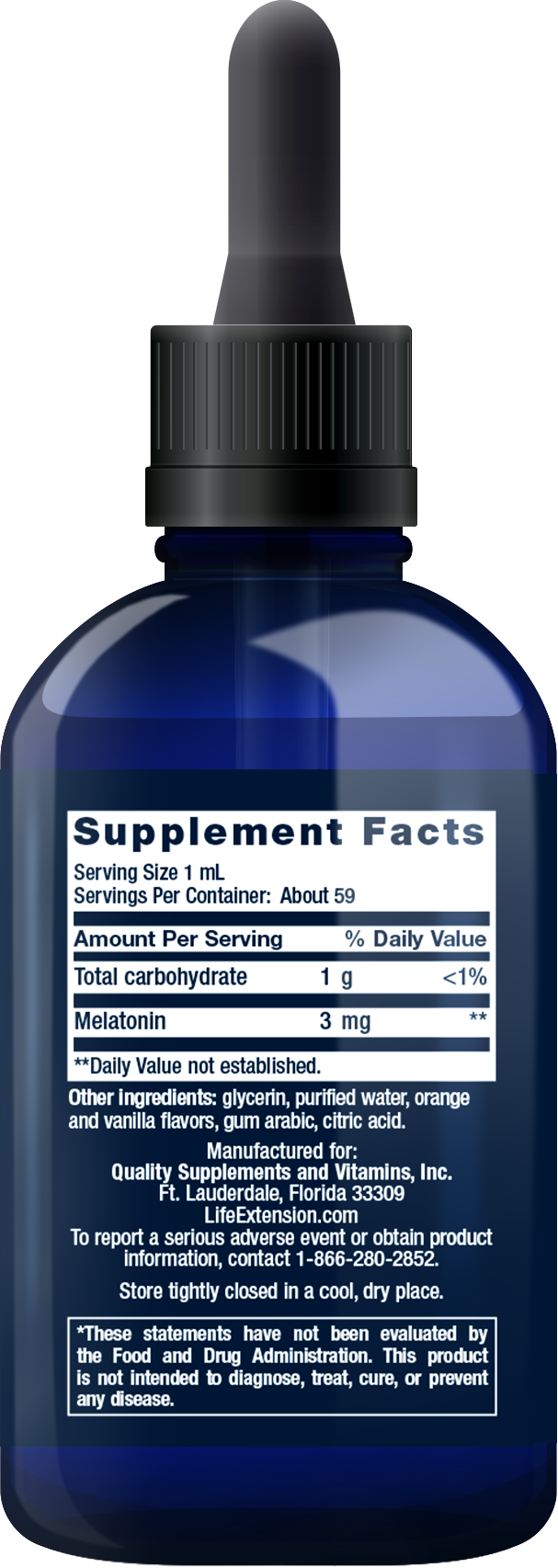 Fast-Acting Liquid Melatonin (Citrus-Vanilla)