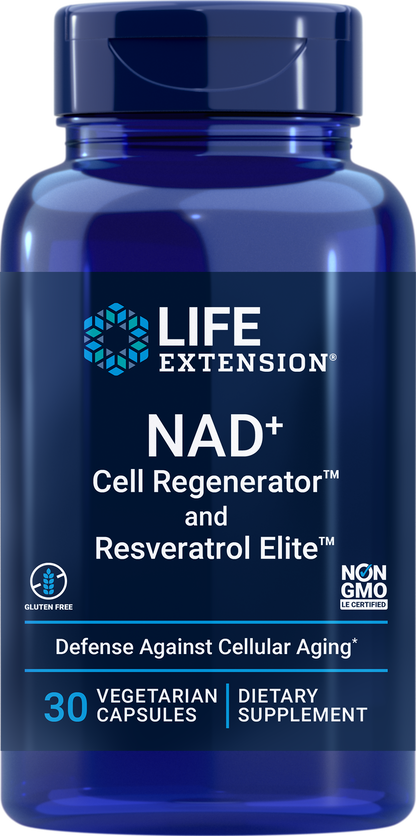 NAD+ Cell Regenerator™ and Resveratrol